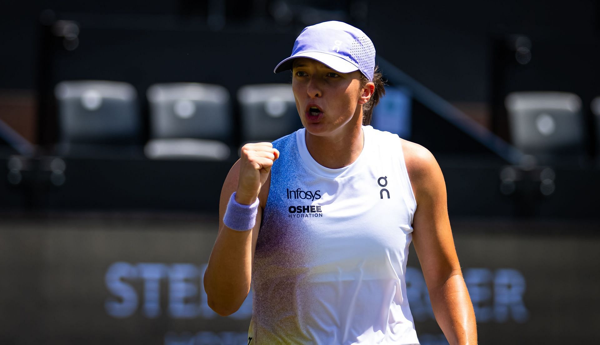 Swiatek at the 2025 Bad Homburg Open (Image Source: Getty)